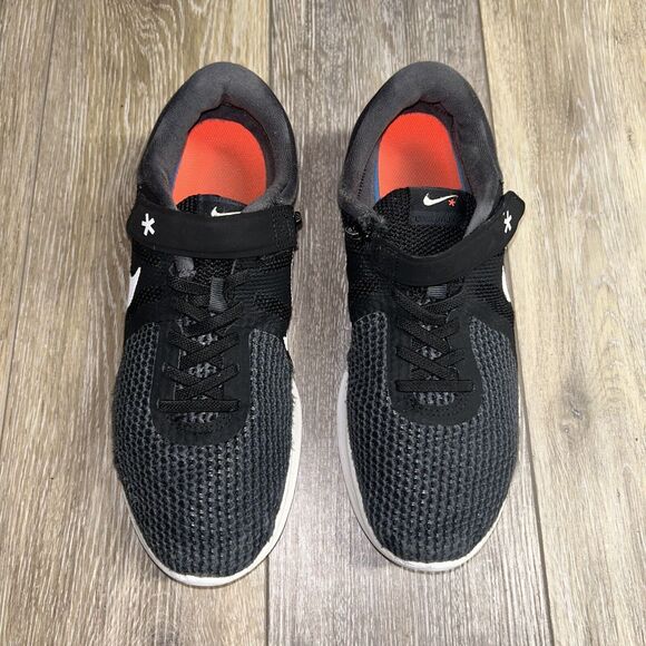 Nike Revolution 4 AA1729-001 Black White Youth US Size 7 Running Sneaker Shoes - Picture 4 of 11